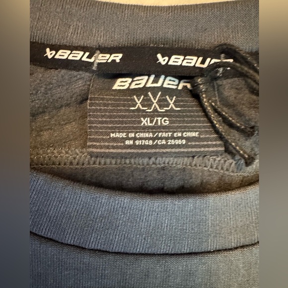 BAUER S22 Fleece Performance Pullover-Iron - Picture 3 of 4